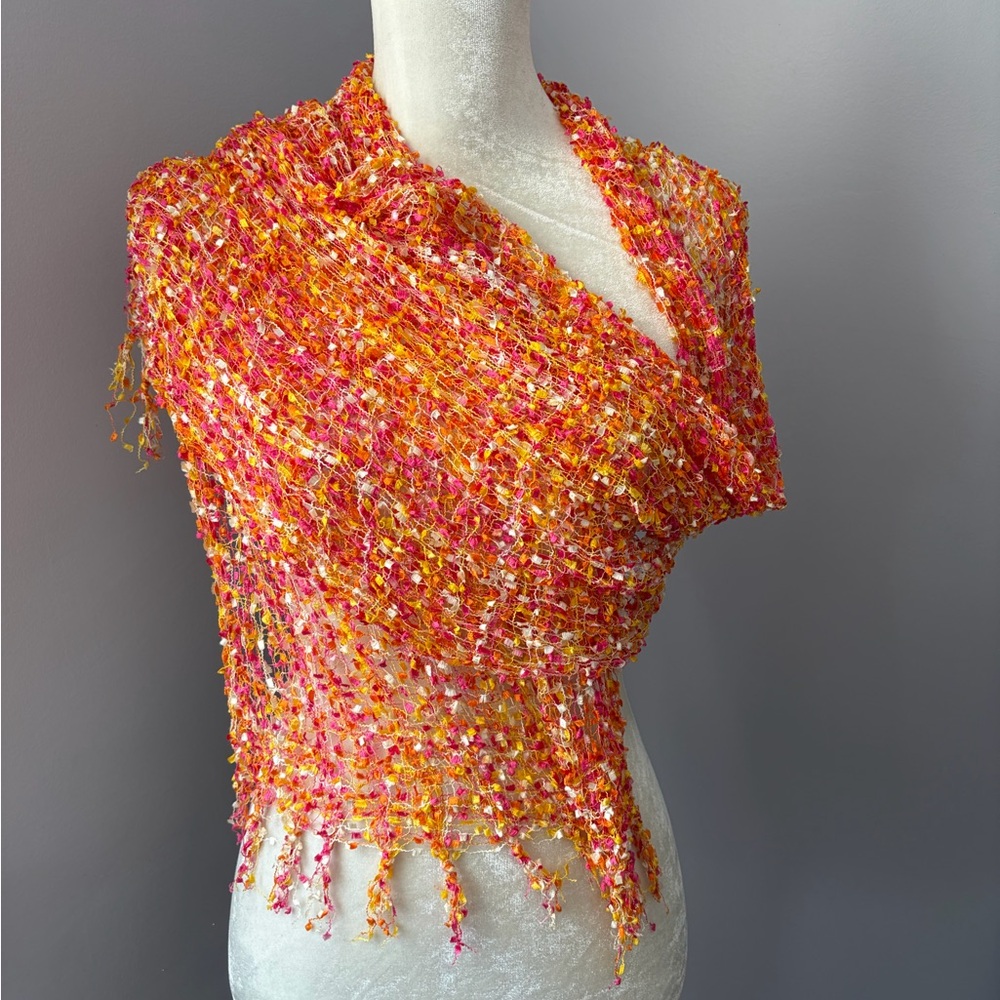 Amuse Society Colorful Knit Wrap